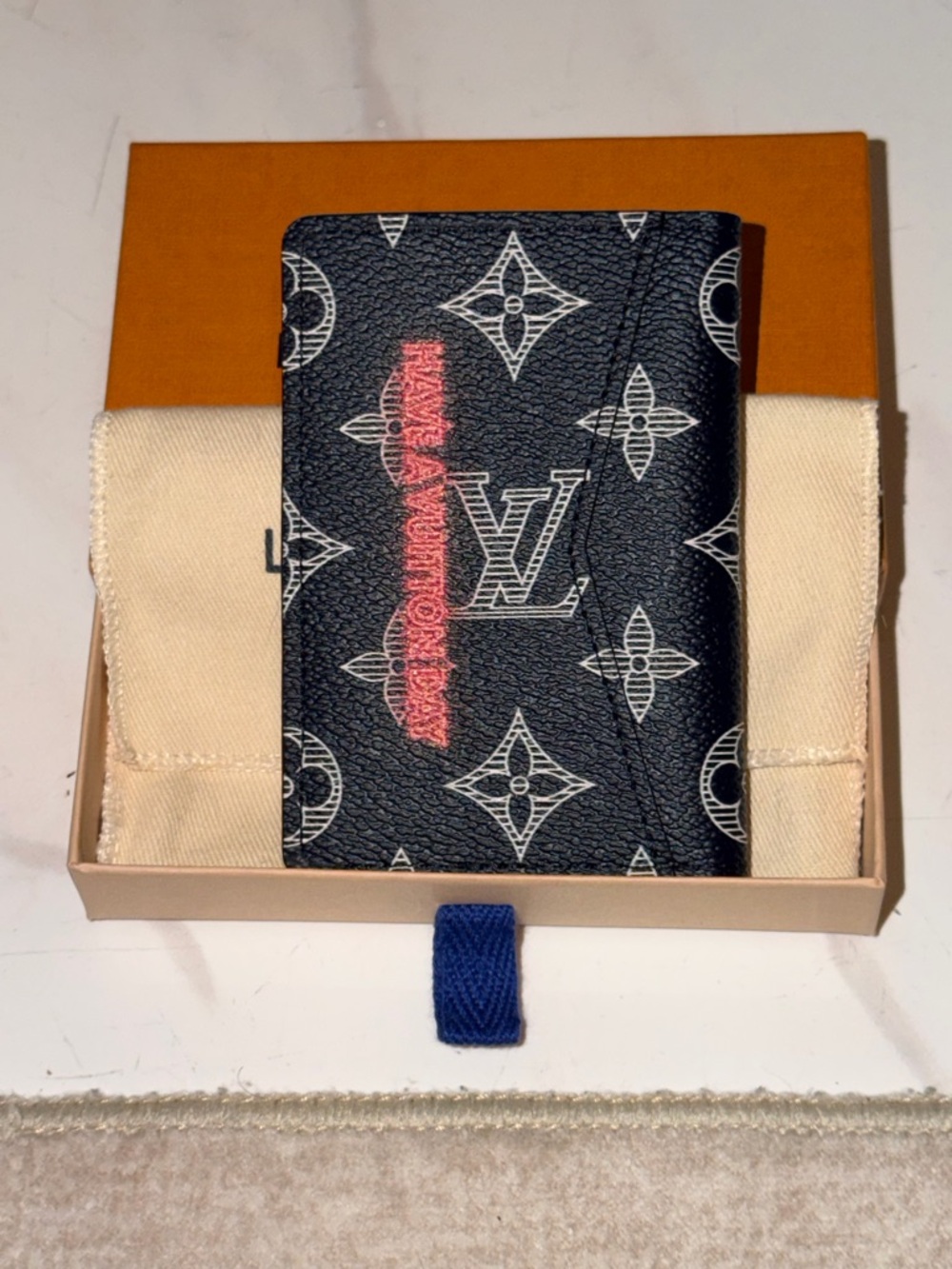 New Authentic Louis Vuitton Monogram Ink Upside Down Pocket Organizer - Picture 2 of 10